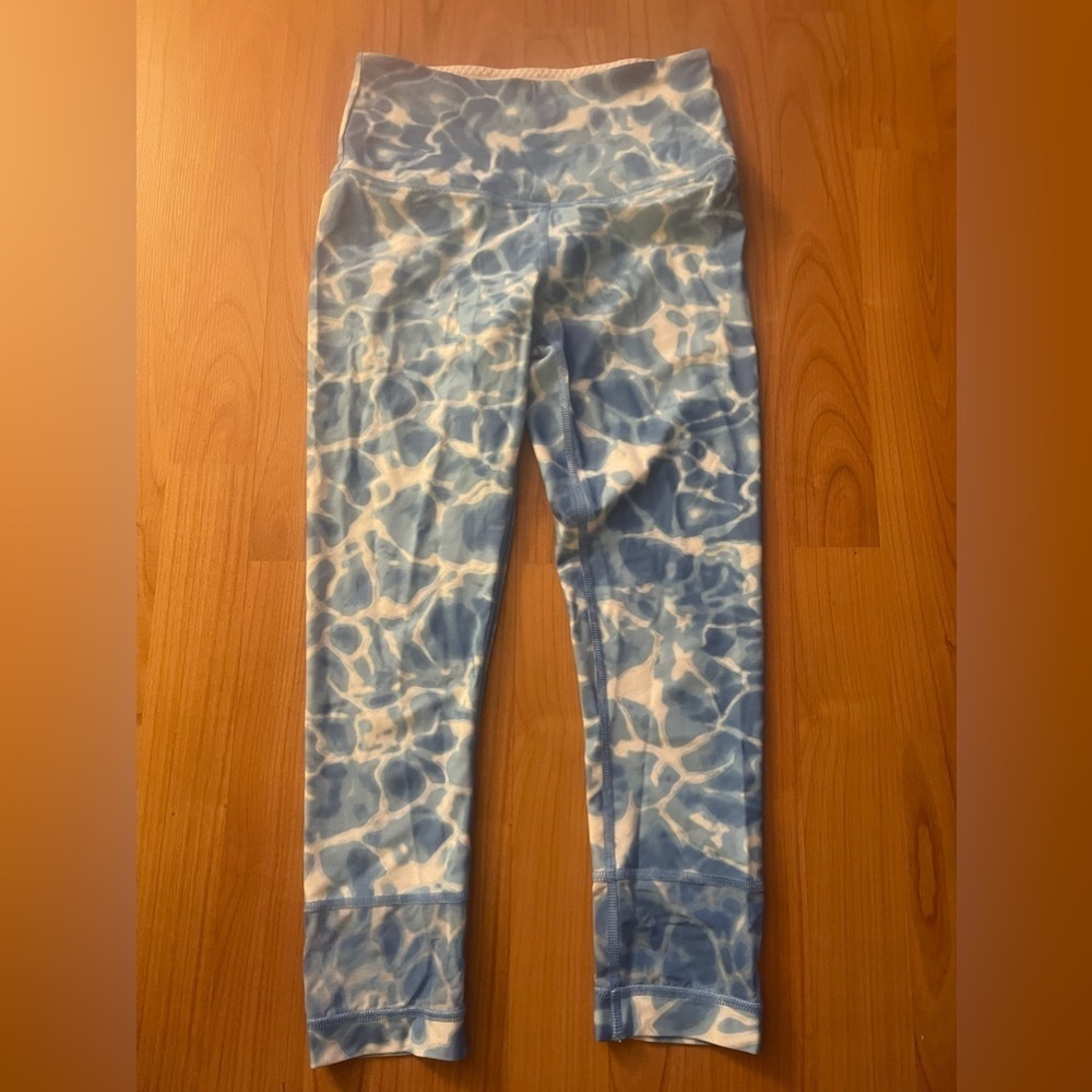 Victorias Sport Blue/White XS Capri Leggings